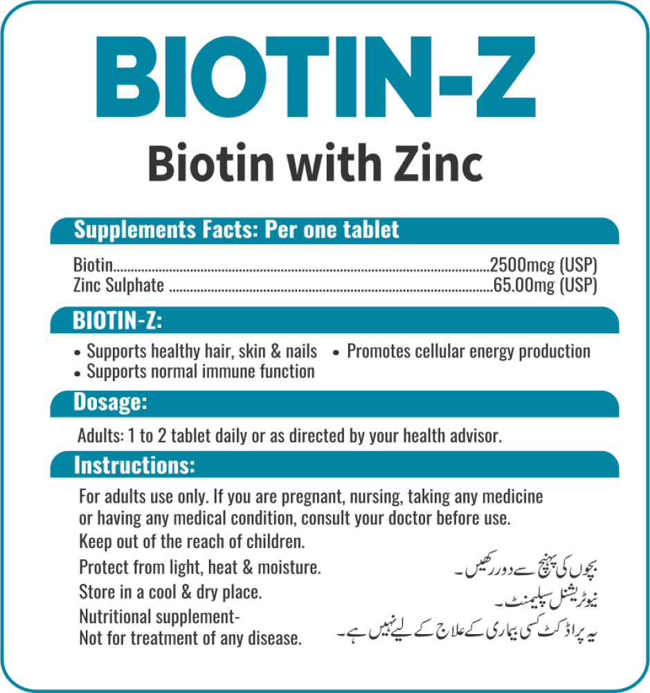 Biotin-Z Tablet